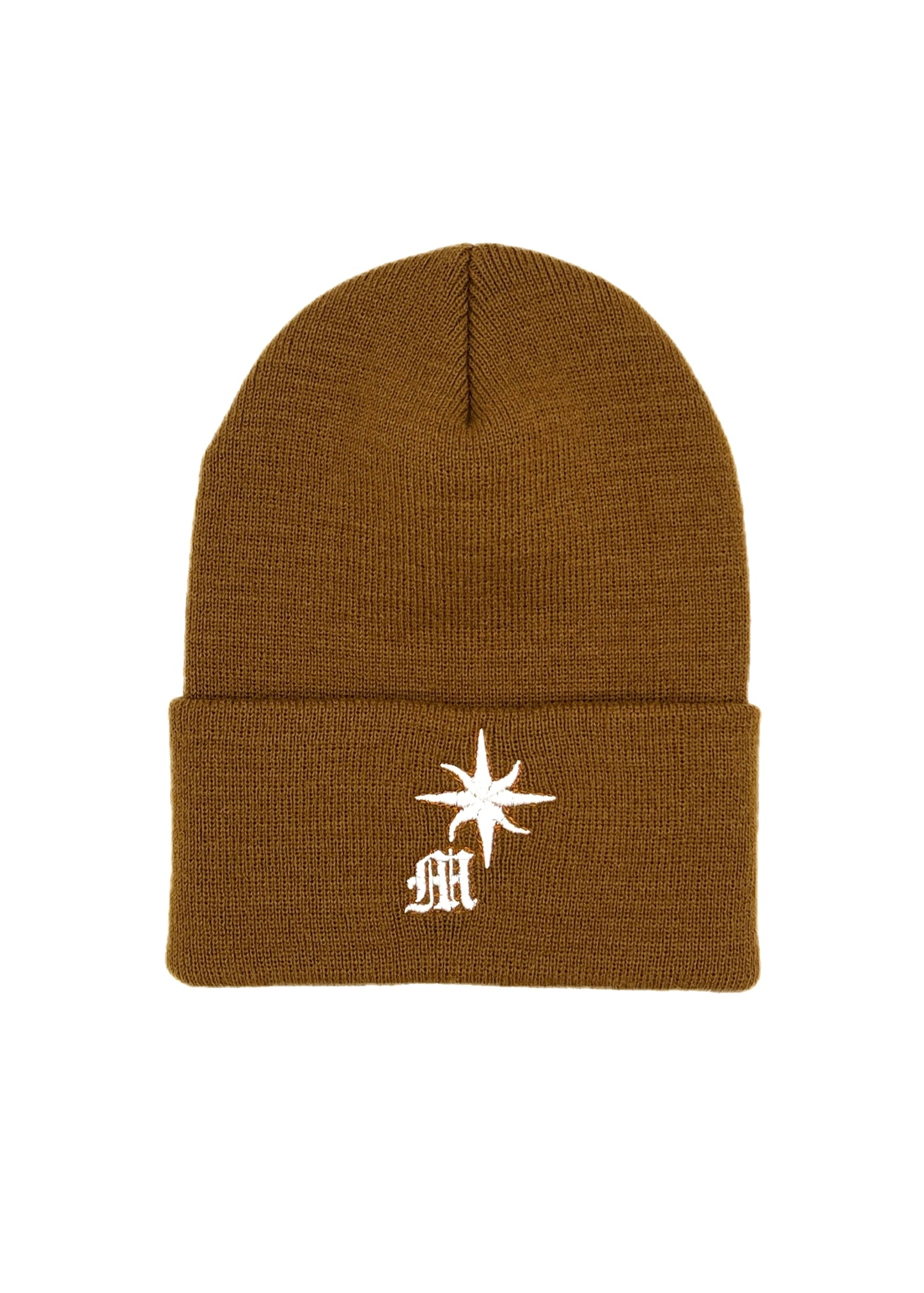 Manifested Worldwide logo Beanie 100% Hypoallergenic Acrylic. Length is approx. 12" Uncuffed