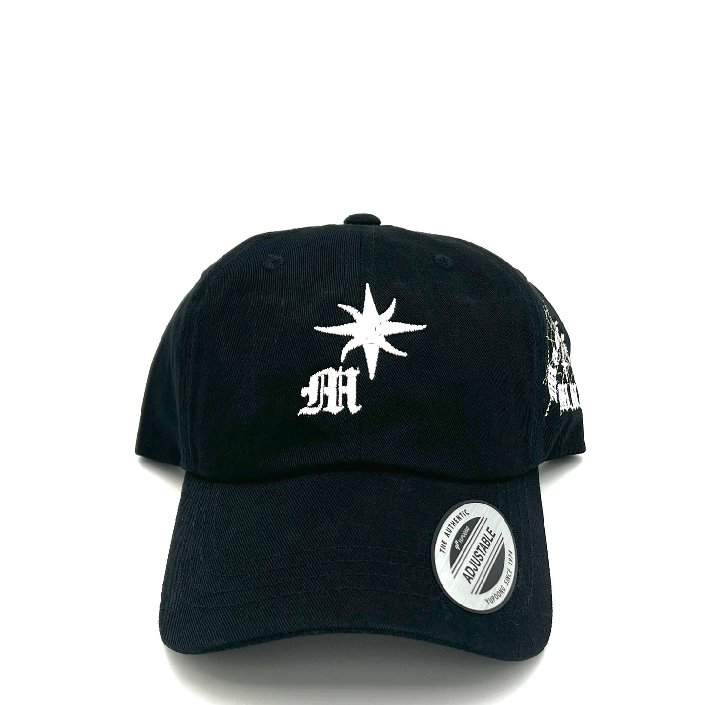 MNFSTD W.W. Star “Web of Truths” embroidered Dad hat 100% Cotton Black UNISEX